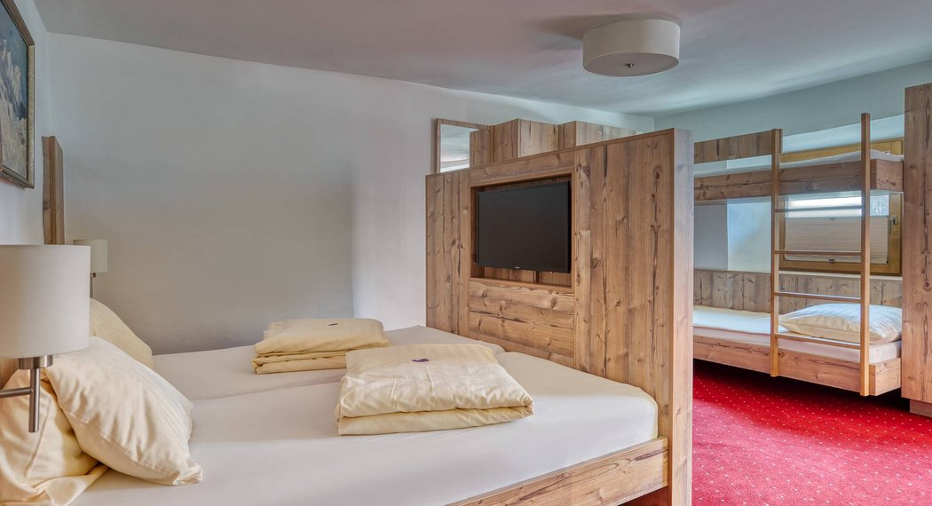 Doppelzimmer mit Stockbett und Terrasse Doppelzimmer mit Stockbett und Terrasse