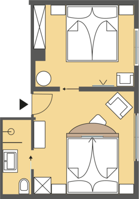 Hotel Oetztal: Ihr gemütliches Zimmer im Jägerhof wartet Hotel Oetztal: Ihr gemütliches Zimmer im Jägerhof wartet